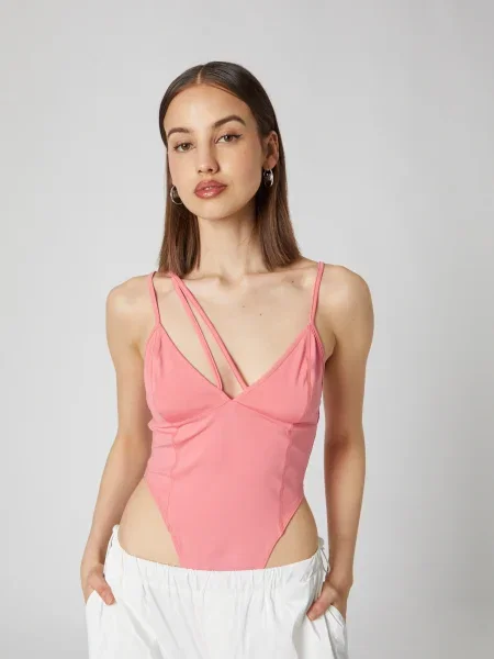 VIERVIER Tricou body Davina' roz