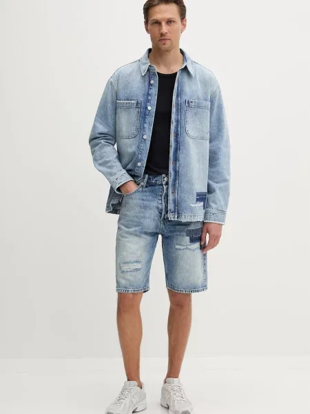Tommy Jeans Jeans srajca modra