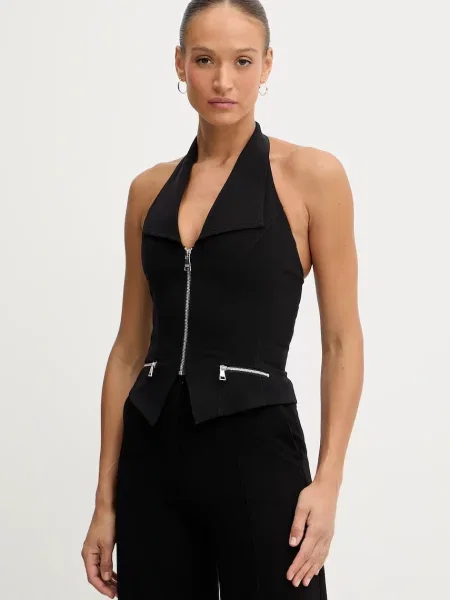 Majica brez rokavov Karl Lagerfeld črna