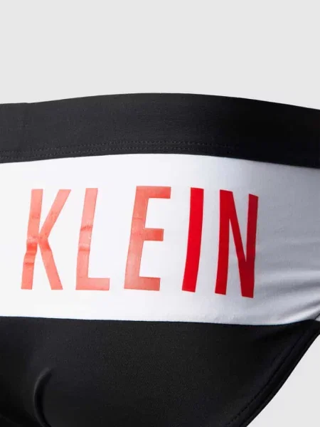 Kąpielówki Calvin Klein Underwear z nadrukiem czarne
