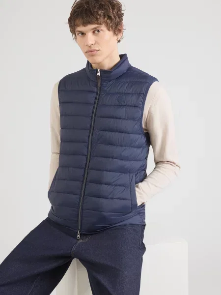 Hackett London Vestă bleumarin