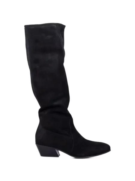 Botine Pedro Garcia din piele de căprioară negru
