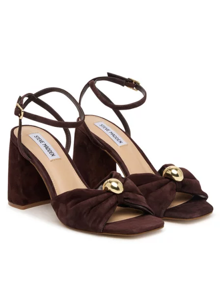 Steve Madden Sandały ciemny brązowy