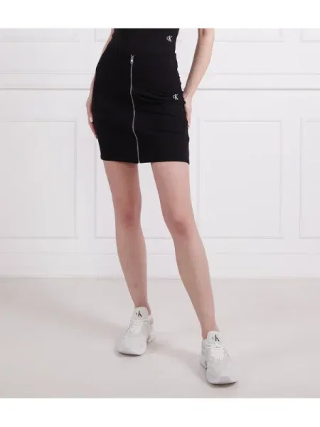 Calvin Klein Jeans Fustă negru