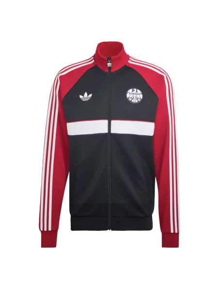 ADIDAS PERFORMANCE Sportovní bunda Eintracht Frankfurt FC grenadina / černá bílá