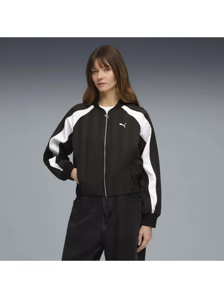 PUMA Geacă de primăvară-toamnă Future Archive negru alb