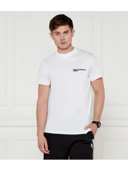 KARL LAGERFELD JEANS Tricou negru alb