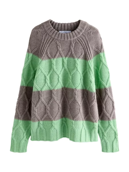 Next Pulover / verde gri