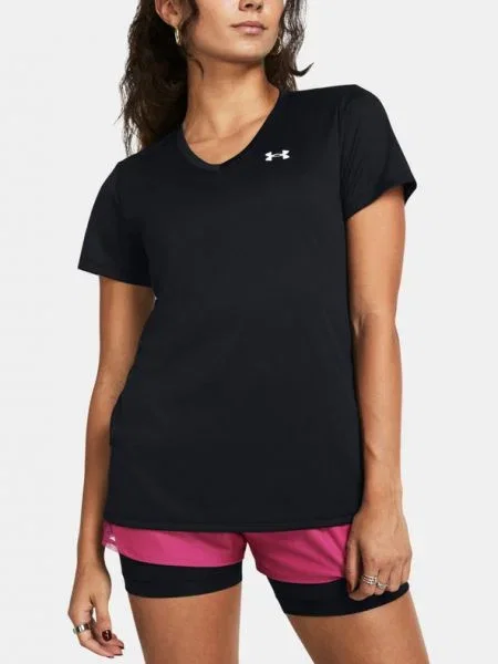 Under Armour Tech SSV- Solid Póló Fekete fehér