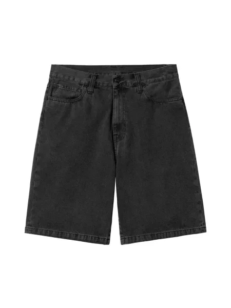 Krótkie szorty jeansowe Carhartt Wip czarne