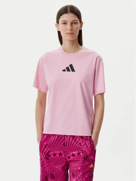 T-Shirt adidas ροζ
