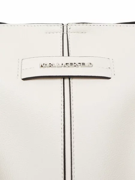 Geantă shopper Karl Lagerfeld alb