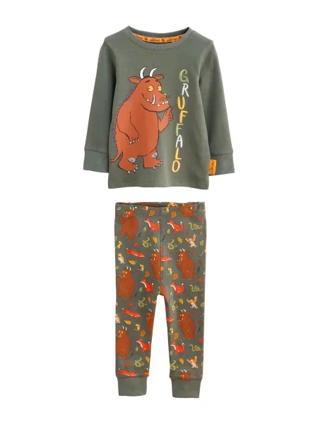 Next Pijamale castaniu / galben închis / închis gri