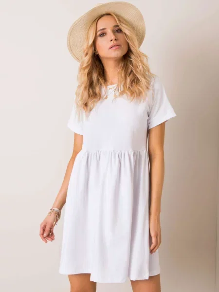 Rochie Rue Paris de costum alb