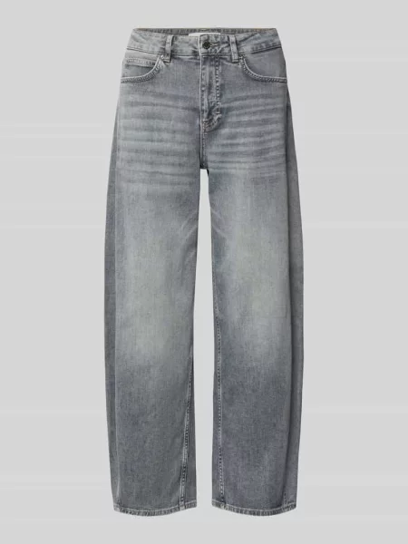 Opus Pants Dżinsy Typu Barrel Meni Moon grau szare
