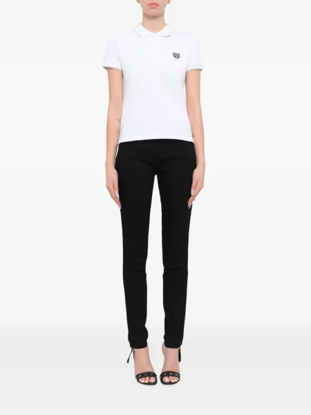 Polo Kenzo με ρίγες τίγρη λευκό