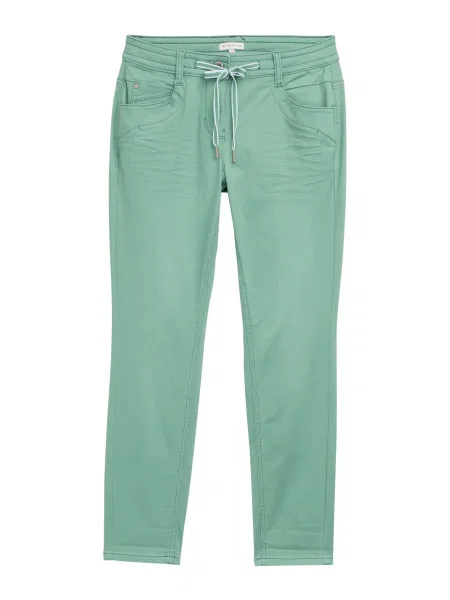 TOM TAILOR Pantaloni mentă verde