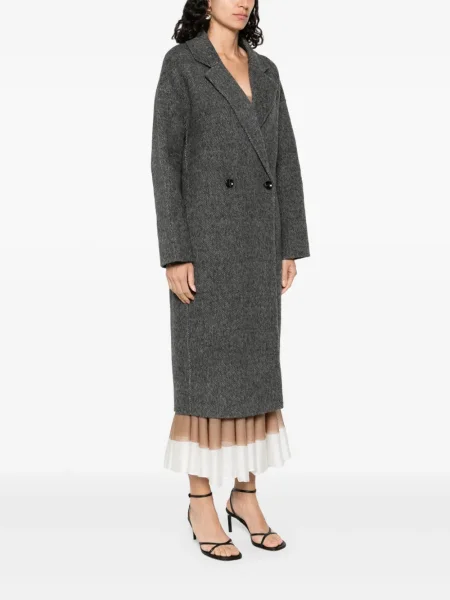 Palton Soft Goat gri