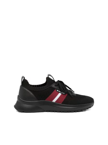Sneakersy Bally wiązane czarne