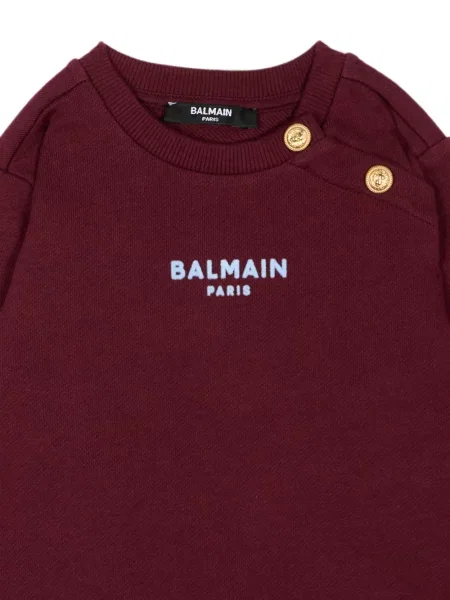 Sweter dziecięcy Balmain czerwony