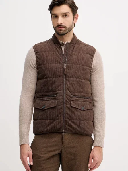 Елек United Colors of Benetton зимен модел кафяво