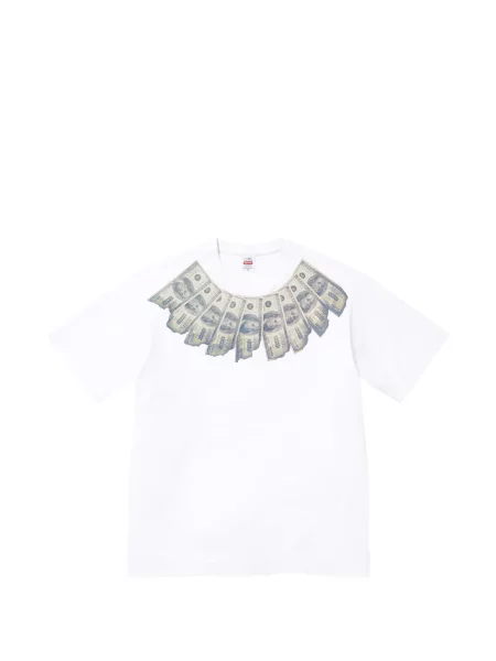 Tricou Supreme cu imagine alb