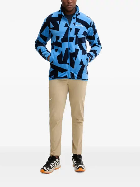 Tricou Adidas cu imagine plasă cu dungi negru