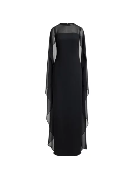 Rochie maxi Lauren Ralph Lauren negru