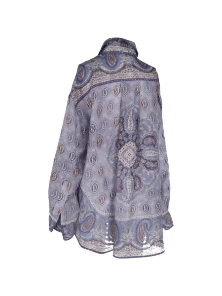Πουκάμισο Zimmermann με σχέδιο paisley μπλε
