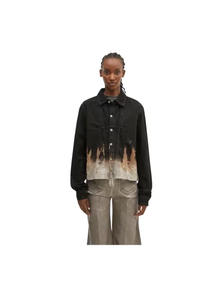 Kurtka jeansowa Rick Owens czarna