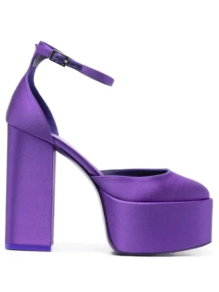 Pantofi cu toc Paris Texas cu platformă violet