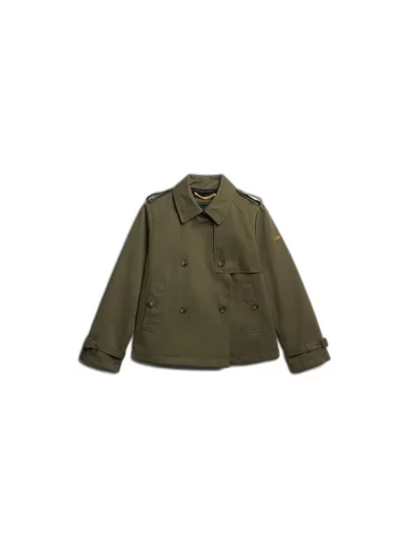 Płaszcz Superdry Trench zielony