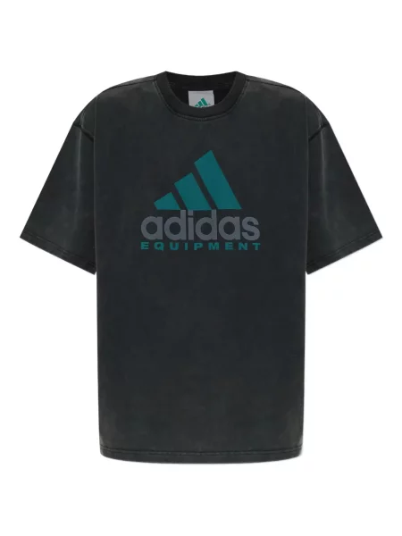 Prugasta majica Adidas s printom plava