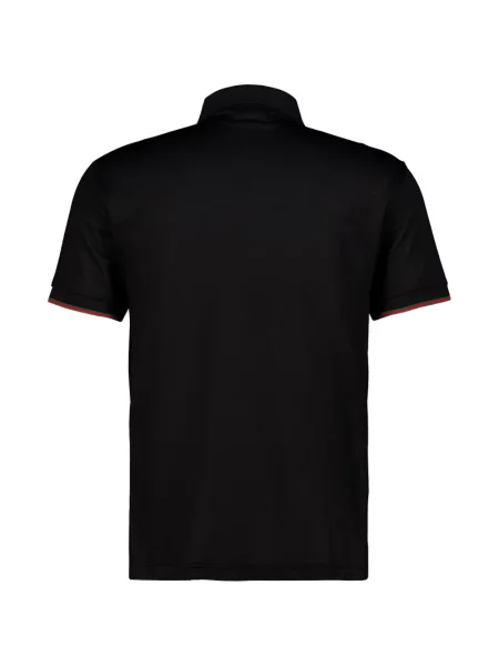 Μεταξωτό ριγέ polo Gucci μαύρο