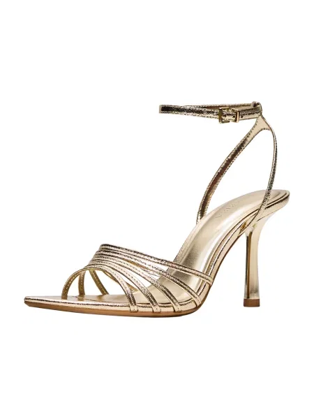Bershka Sandali s paščki zlata