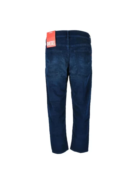 Skinny jeansy skinny Diesel ze stretchu niebieskie