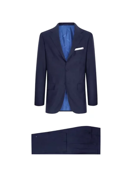 Costum Kiton de lână albastru