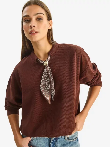 Bianco Lucci Sweater majica smeđa