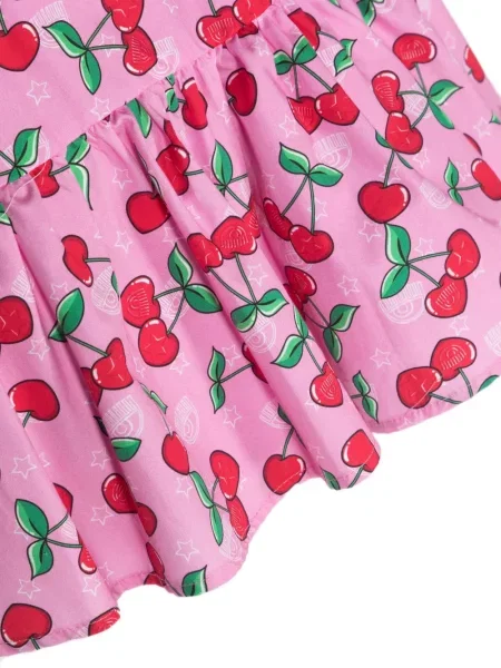 Sukienka dziecięca Chiara Ferragni różowa