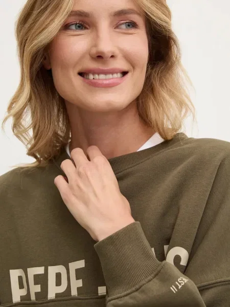 Bluza Pepe Jeans Gayle w kolorze khaki dla kobiet XS zielona
