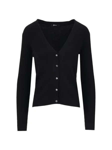 Cardigan La Rose cu decolteu în V negru