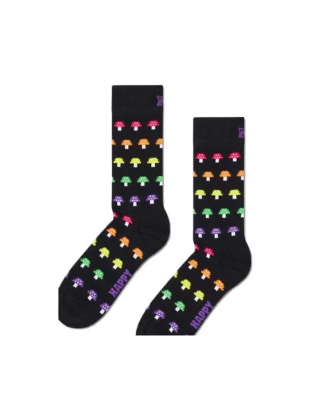 Csíkos alsó Happy Socks fekete