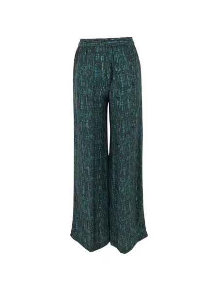 Pantaloni palazzo Gianluca Capannolo în carouri cu imagine negru