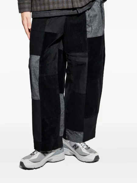 Samt hlače Comme Des Garçons Homme Plus crna