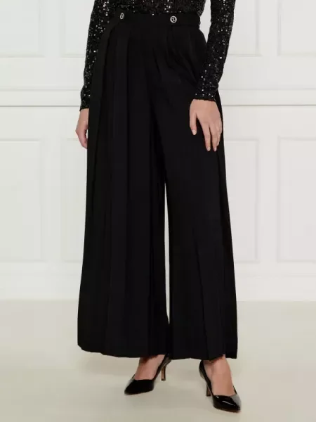 TWINSET Pantaloni | flare fit negru