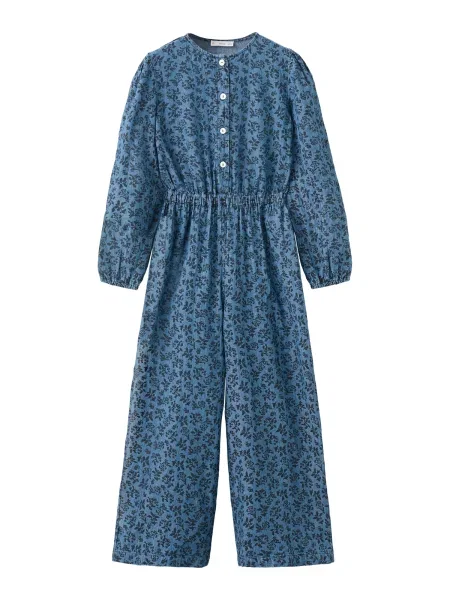 MANGO KIDS Overal INNA modrá džínovina černá