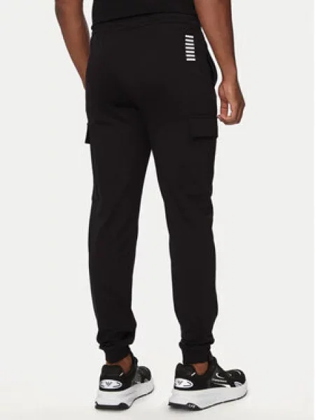 Emporio Armani Laisvo stiliaus kelnės juoda