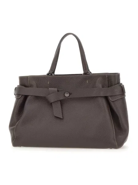 Shopperka Gianni Chiarini skórzana brązowa