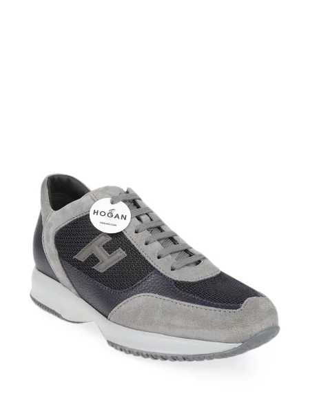 Sneakerși Hogan Interactive cu autograf gri