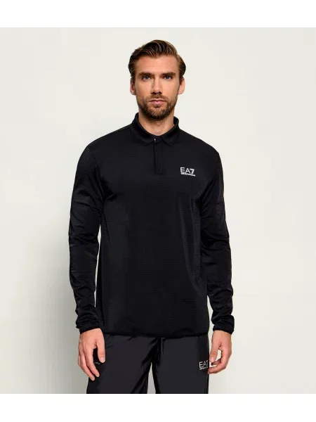 Tricou polo Ea7 negru
